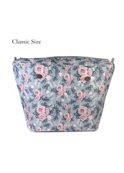 Floral trim waterproof inner insert, classic small inner pocket, handbags accessory