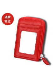 Travel Trip Bank Card Organizer Passport Wallet ID Card Holder Ticket Credit Card Case Zipper