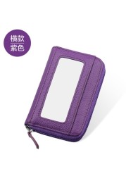 Travel Trip Bank Card Organizer Passport Wallet ID Card Holder Ticket Credit Card Case Zipper