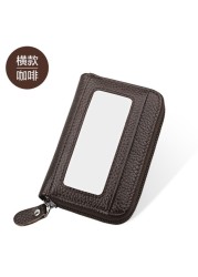 Travel Trip Bank Card Organizer Passport Wallet ID Card Holder Ticket Credit Card Case Zipper