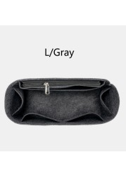 BAMADER Fits Brand Women's Bags Insert Bags Felt Cloth Travel Portable Toiletry Bag for Men Girl Storage Toiletry Liner Bags