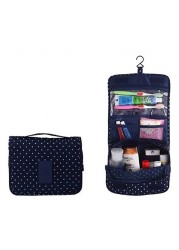 Waterproof Nylon Zipper Travel Bag For Men Women Cosmetic Bag Toiletry Set Bathroom Unisex