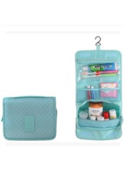 Waterproof Nylon Zipper Travel Bag For Men Women Cosmetic Bag Toiletry Set Bathroom Unisex