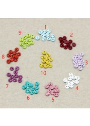 100pcs Super Mini Jelly Candy Decoration Button for Doll Coin Purse Handbag DIY