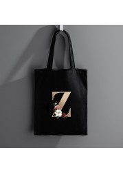 2021 Floral Letters Women Bags Women Small Canvas Shopping Bag Luxury Designer Handbag Shopping Handbags