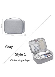 POP Digital Power Bank Bag Receive Accessories Case for ipad Cable Organizer Portable Bag for USB