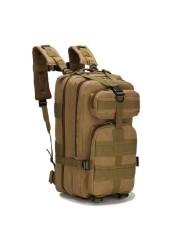 25L Army Backpack Unisex Outdoor Hiking Bag Military Tactical Trekking Bag Plaid Bag