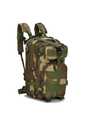 25L Army Backpack Unisex Outdoor Hiking Bag Military Tactical Trekking Bag Plaid Bag