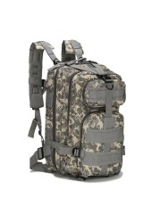 25L Army Backpack Unisex Outdoor Hiking Bag Military Tactical Trekking Bag Plaid Bag