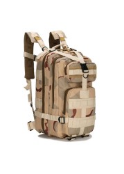 25L Army Backpack Unisex Outdoor Hiking Bag Military Tactical Trekking Bag Plaid Bag