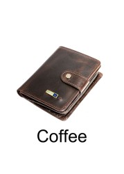 Bluetooth Smart Wallet Compatible Anti-lost Genuine Leather Men Wallets Card Holder Wallet Finder Gifts Free Engraving