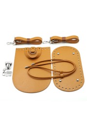 Handmade Sewing Handbag, Hollow Out Leather Cover, Backpack Knitting Accessories