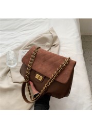 Women's Classic Handbag Purses Luxury Designer Simple Shoulder Crossbody Messenger Bag Female Ladies High Quality Clutch Bag