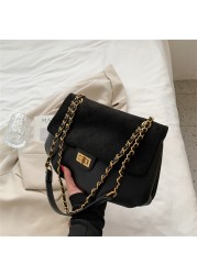 Women's Classic Handbag Purses Luxury Designer Simple Shoulder Crossbody Messenger Bag Female Ladies High Quality Clutch Bag