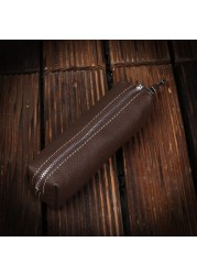 Fashion Genuine Cowhide Leather Key Bag for Men and Women High Quality Key Holder Small Business Key Case for Women Wallet