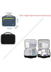 Pop Bag for Digital Power Bank Receive Accessories Bag Organizer Portable Bag for USB