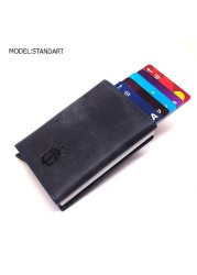 smart wallet business card holder genuine cowhide handmade smart automatic card holder men gift distributions card holder wallet wallet men card holder purse cards wallet money purse men's wallet id card holder men's wallets