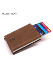 smart wallet business card holder genuine cowhide handmade smart automatic card holder men gift distributions card holder wallet wallet men card holder purse cards wallet money purse men's wallet id card holder men's wallets