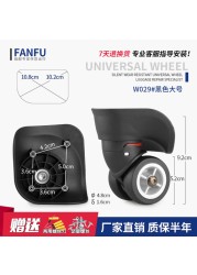 Trolley Luggage Trunk Wheel Accessories Wheel Pulley Password Suitcase Luggage Box Universal Wheel Replacement Repair Part