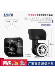 Trolley Luggage Trunk Wheel Accessories Wheel Pulley Password Suitcase Luggage Box Universal Wheel Replacement Repair Part