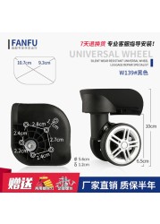 Trolley Luggage Trunk Wheel Accessories Wheel Pulley Password Suitcase Luggage Box Universal Wheel Replacement Repair Part