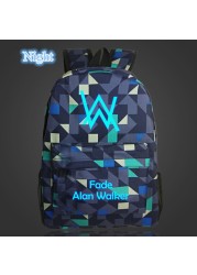 Music DJ Comic Alan Walker Faded Backpack High Quality School Bag Travel Bags For Men And Women