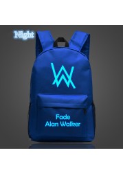 Music DJ Comic Alan Walker Faded Backpack High Quality School Bag Travel Bags For Men And Women