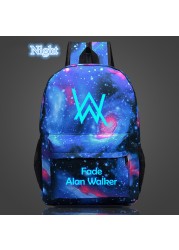 Music DJ Comic Alan Walker Faded Backpack High Quality School Bag Travel Bags For Men And Women