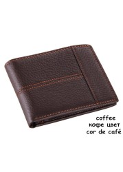 COWATHER - Genuine cowhide leather men's wallet, high quality, paste, dollar price, carteira masculina, original brand, 100%