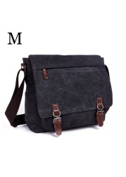 MARKROYAL - Men's Canvas Shoulder Bag, High Quality Laptop Shoulder Bag