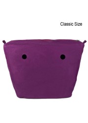 Water Resistant Interior Liner with Zipper Pocket, New Classic Waterproof Accessory for Obag O Bag, Silicone Accessory