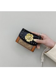 Small Wallets Fashion Brand Leather Wallet Women Ladies Card Bag For Women Clutch Women Female Purse Money Clip Purse Card Holder