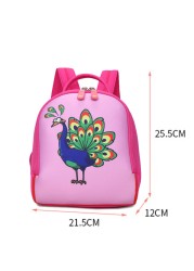 Children's school bag for girls large capacity children's backpack lightweight breathable fashion gradient princess bag for girls