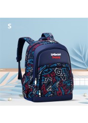 Children's school backpack, waterproof printed school bag for teenagers, boys and girls