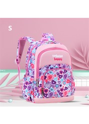 Children's school backpack, waterproof printed school bag for teenagers, boys and girls