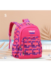 Children's school backpack, waterproof printed school bag for teenagers, boys and girls