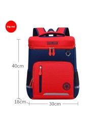 2020 British Style Waterproof School Backpack Orthopedic Bag Boys Girls Primary School Bags Girls Backpacks