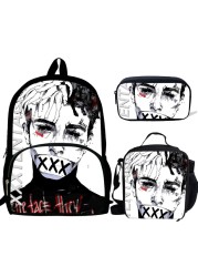 3pcs Mochila xxxtection Print Backpack For Boys Girls School Bags Kids Warterproof Pattern BookBag Kids School Bag Pack