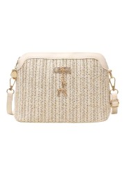 Summer straw bags for women 2021 tassel handmade beach bags raffia rattan woven handbags female holiday crossbody bags clutch