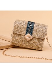 Summer straw bags for women 2021 tassel handmade beach bags raffia rattan woven handbags female holiday crossbody bags clutch