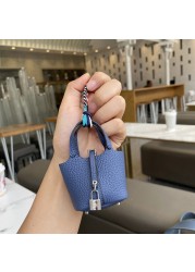 Luxury Designer Genuine Leather Bag Accessories Charms Handbag Pendant Genuine Leather Ladies Bag Divination Accessories Trinket Gifts