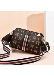 2021 new style shoulder bag fashion print all-match large capacity mini bag brand design lightweight broadband messenger bag