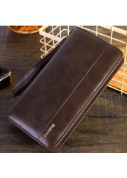 BABORRY-Men's Tall Handbag,Luxury,Multifunctional,Creative Cell Phone Wallet