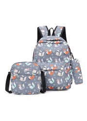 3pcs/set High School Bags For Women 2021 Boys Single Shoulder Bag Male Large Bags Student Travel Backpack Men School Backpack mochila