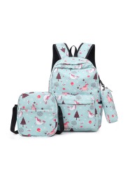 3pcs/set High School Bags For Women 2021 Boys Single Shoulder Bag Male Large Bags Student Travel Backpack Men School Backpack mochila