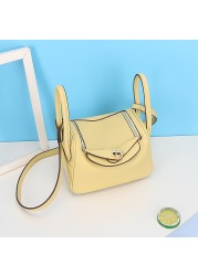 Small 20cm Bags Women Bags Designer Cowhide Ladies Messenger Bags Genuine Leather Women Handbags Fashion Genuine Leather Wallet