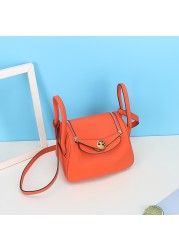 Small 20cm Bags Women Bags Designer Cowhide Ladies Messenger Bags Genuine Leather Women Handbags Fashion Genuine Leather Wallet
