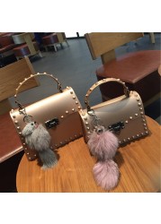 luxury handbags women bags designer jelly bag fashion vintage woman shoulder bag 2021 pvc rivet handbags