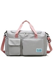 Outdoor Casual Large Capacity Women Sports Handbags Fashion Patchwork Women Handbags Fitness Crossbody Bag Travel Shoulder Bag