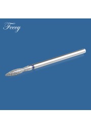 1pc Diamond Milling Cutter for Manicure Nail Drill Bit Pedicure Cuticle Removal Clean Tool Nail File Rotary Burrs Dill Bit 3/32"